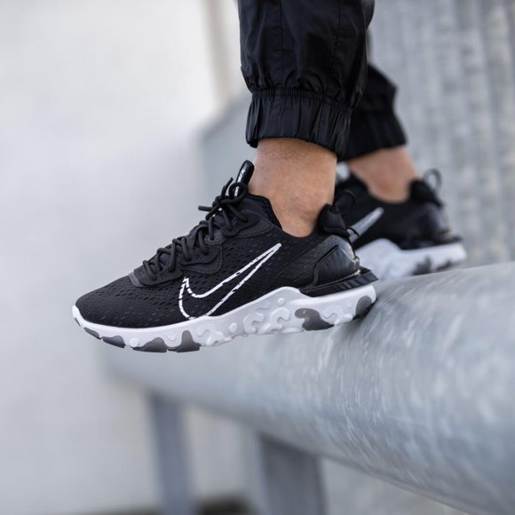 Nike React Vision D/MS/X Black White Men Lifestyle - Picture 8 of 11